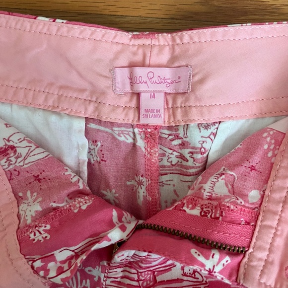 Lilly Pulitzer pink Callahan Women's Shorts - Picture 4 of 6